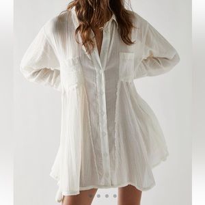 Free People Splice Up Shirtdress Tunic